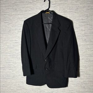 Y2K Sterling & Hunt Classic Black Wool Blazer (141) 40R Approximate Size